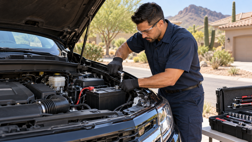 Driveway Battery Repair
